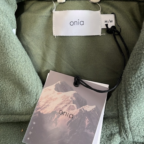 Onia Polar Fleece Overshirt in Sage Green Size M NWT - Picture 11 of 11